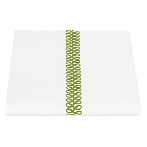 Matouk Astor Braid Duvet Cover, Full/queen In Grass