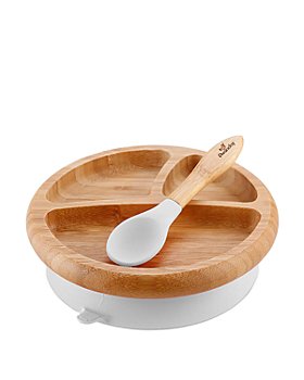 Avanchy - Bamboo Baby Plate and Spoon - Ages 4 months+