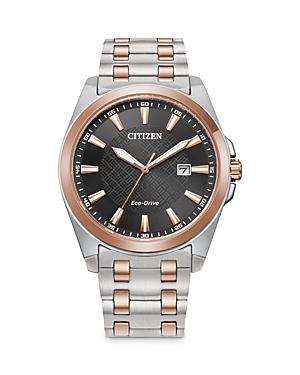 Citizen Corso Men's Two-tone Stainless Steel Watch, 41mm In Black/two-tone