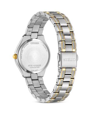 Women&#39;s Crystal-Accent Stainless Steel Bracelet Watch, 30mm