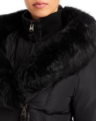 Adali Hooded Shearling Down Jacket
