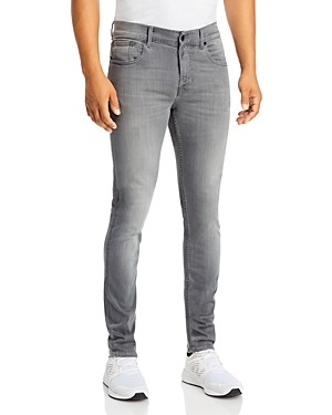 Shop 7 For All Mankind Luxe Performance Plus Slimmy Tapered Slim Fit Jeans In Gray