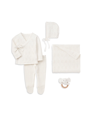 Elegant Baby Kids' Unisex 5 Pc. Pointelle Set - Baby In White