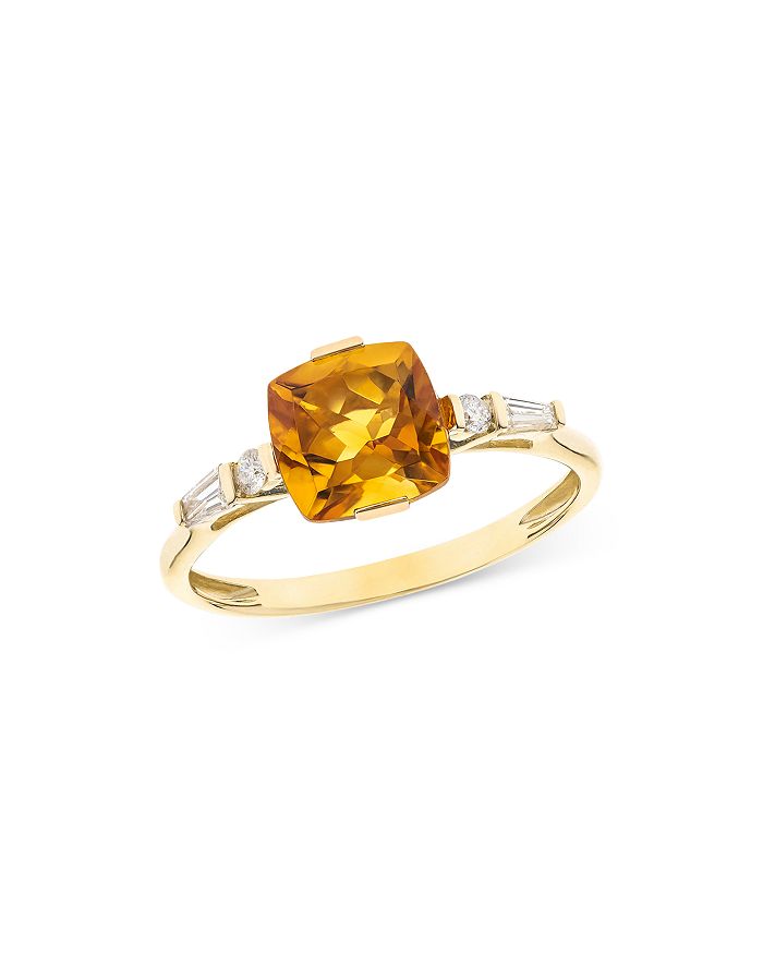 Cushion cut citrine on sale