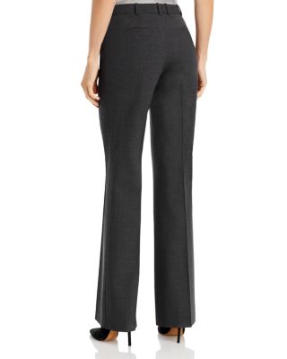 slim fit dress slacks Christine regular fit pants - grey main image 0