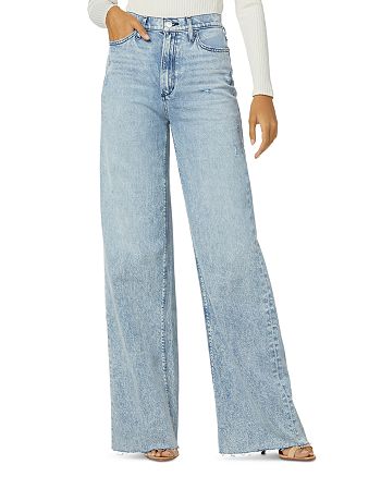 Bloomingdales Women Clothing Jeans High Waisted Jeans The Mia High Rise Wide Leg Jeans in Sesnon 