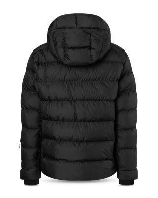 black puffer jacket mens with hood