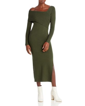 knee length dresses for ladies MAYA MAXI SWEATER DRESS