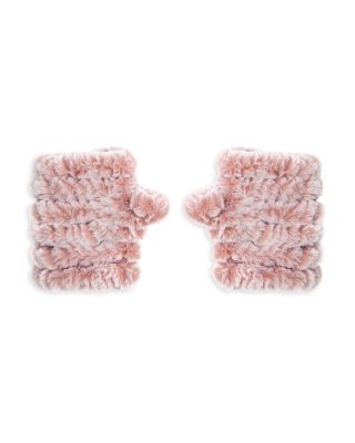 Jocelyn - Mandy Faux Fur Fingerless Mittens