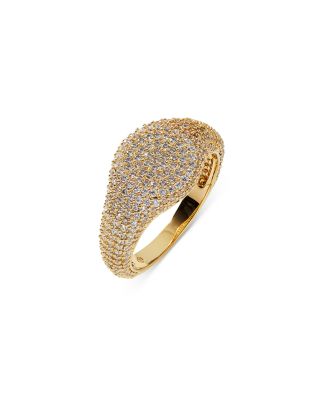 Nadri Pave Signet Ring