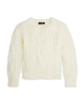 AQUA - Girls' Cable Sweater, Big Kid - Exclusive
