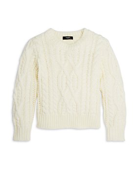 AQUA - Girls' Cable Sweater, Big Kid - 100% Exclusive