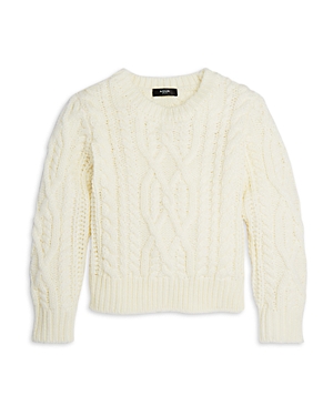 Aqua Girls' Cable Sweater, Big Kid - 100% Exclusive In Ivory