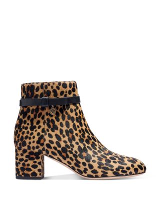 designer leopard booties