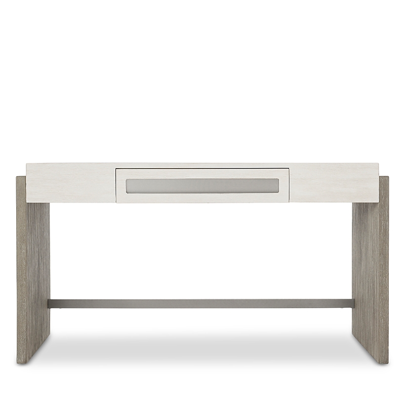 Bernhardt Foundations Desk In White/light Wood
