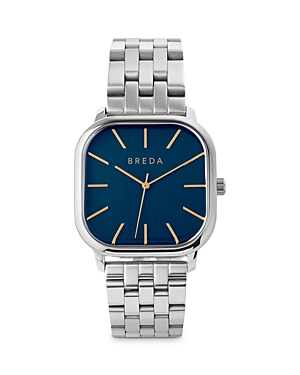 Shop Breda Visser Watch, 35mm In Blue/silver