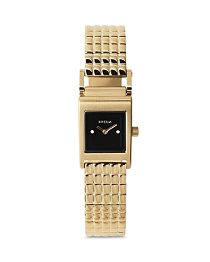Shop Breda Revel Watch, 18mm In Black/gold