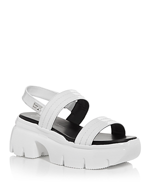 Giuseppe Zanotti Apocalypse 20 Womens Chunky Slingback Sport Sandals In Bianco