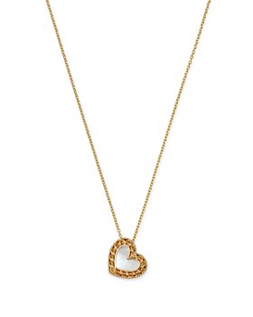 Bloomingdale's - Mother of Pearl Heart Pendant Necklace in 14K Yellow Gold, 18" - 100% Exclusive