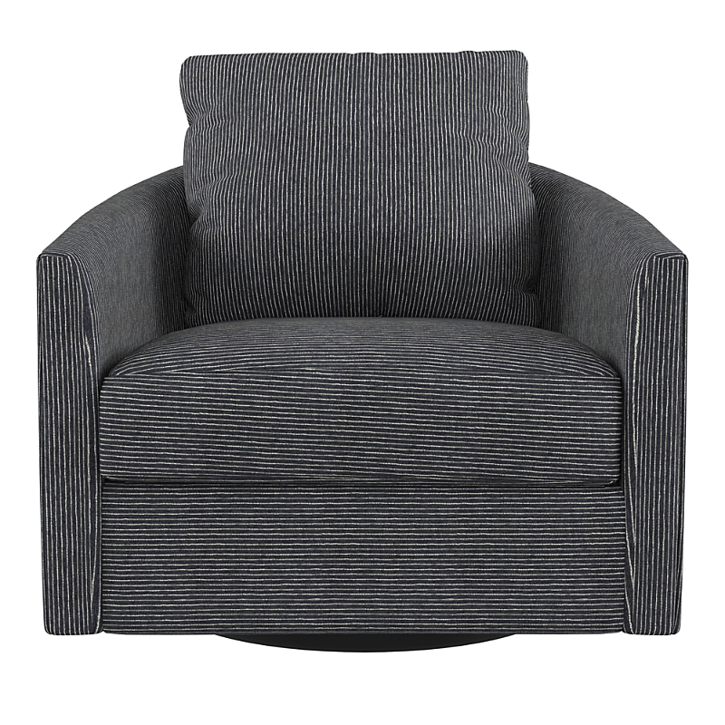 Bernhardt Bloomingdale's Grenada Chair In - Navy Stripe