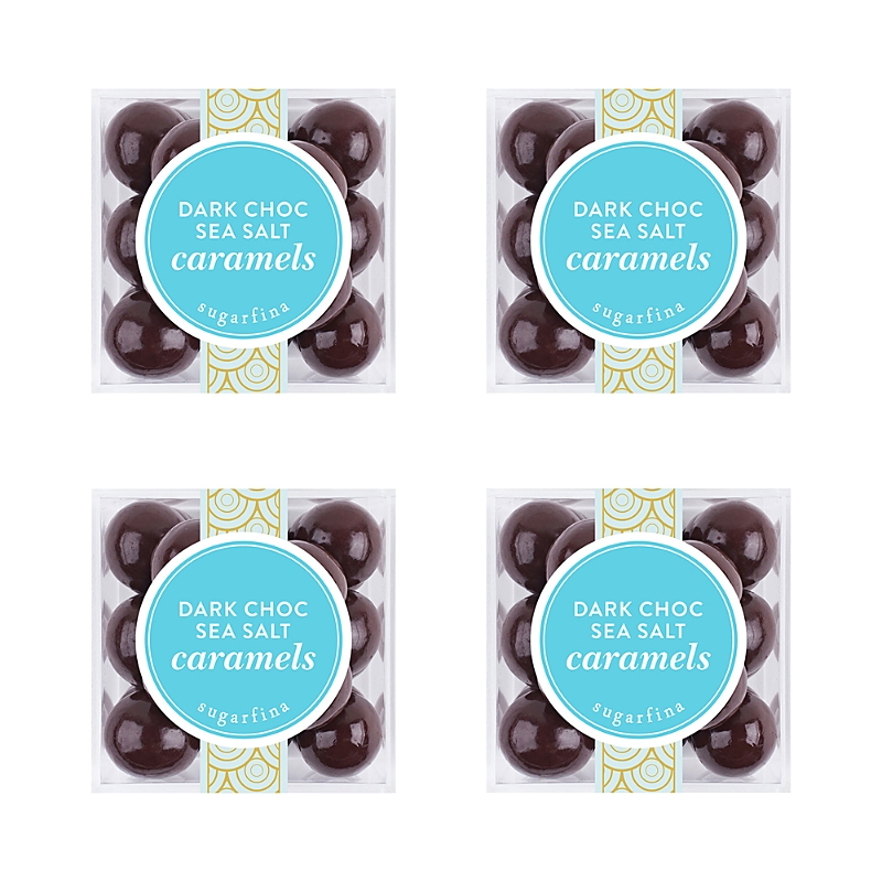 Sugarfina Dark Chocolate Sea Salt Caramel Small Cube Kit, 4 Piece