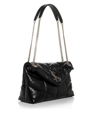 Puffer Small Convertible Shoulder Bag in Nappa Leather