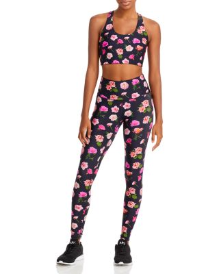 Terez Floral DuoKnit Sports Bra 