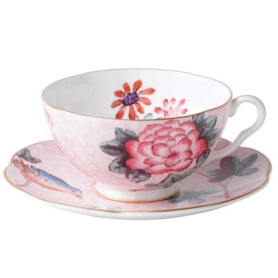 "Cuckoo" Tea Story Tea Cup & Saucer, Pink