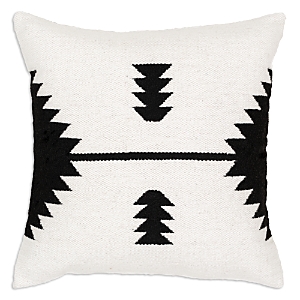 Surya Shiprock Geometric Decorative Pillow, 20 X 20 In Black/cream
