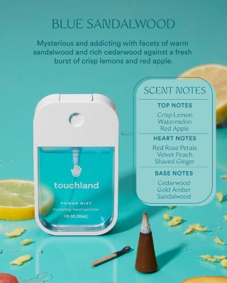 Power Mist Hydrating Hand Sanitizer 1 oz., Blue Sandalwood