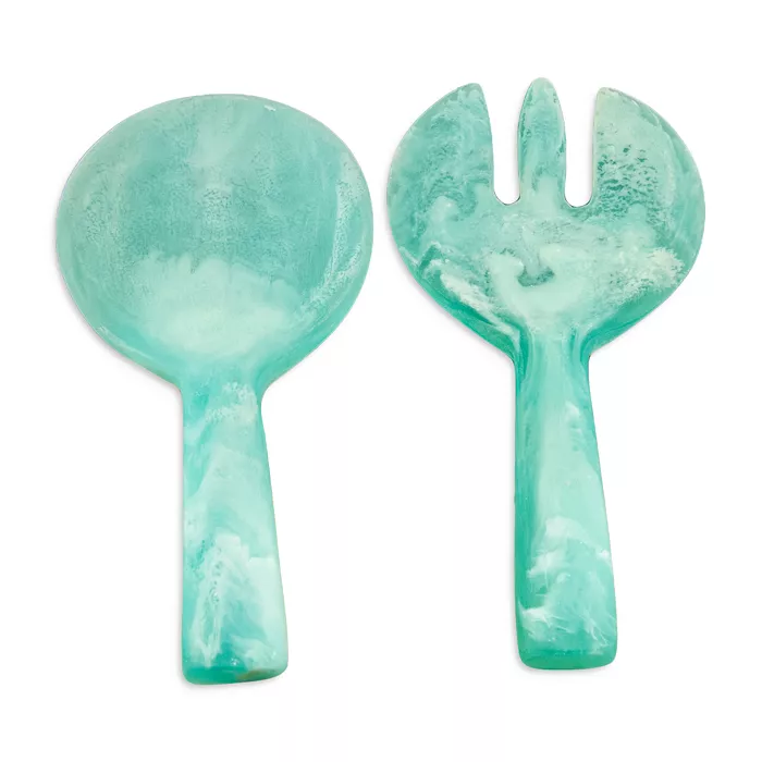 Short Handle Salad Serving Set