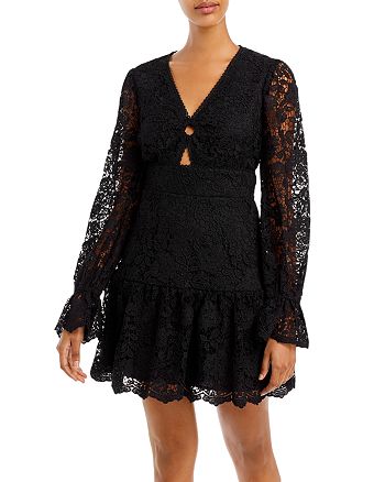AQUA Lace O Ring Dress - 100% Exclusive | Bloomingdale's