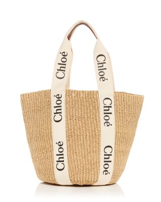 Chloé x Mifuko Woody Large Woven Basket Tote | Bloomingdale's