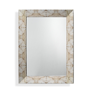 Jamie Young Fragment Rectangle Mirror, Large In Beige