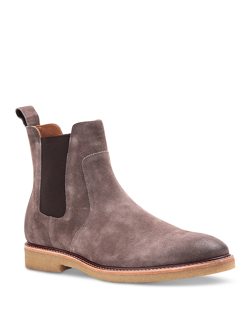 Gordon Rush Men's Vaughn Pull On Chelsea Boot In Grey Suede
