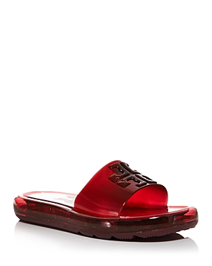 Tory Burch Women's Bubble Jelly Slide Sandals In Red