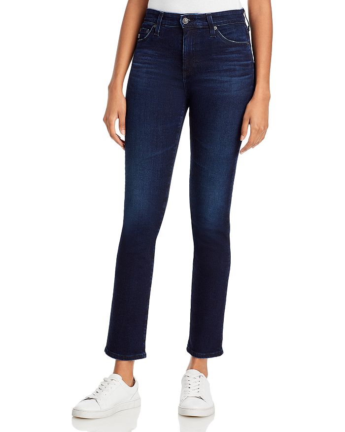 AG Mari High Rise Slim Straight Jeans | Bloomingdale's