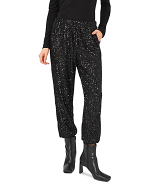 VINCE CAMUTO SEQUIN PULL-ON JOGGER PANTS,9161300