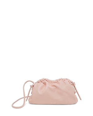 Mansur Gavriel Mini Cloud Leather Clutch In Dahlia