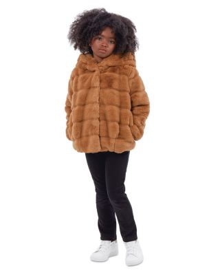 Big girls fur coat hotsell