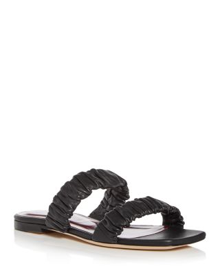 Staud Black Maya Sandals In Black