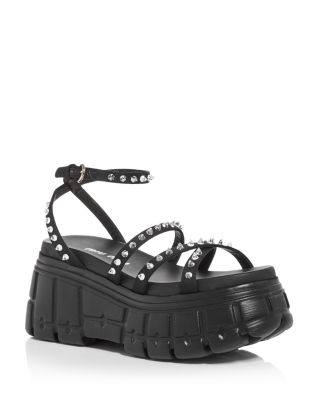 Miu Miu Women's Embellished Platform Sandals Bloomingdale's