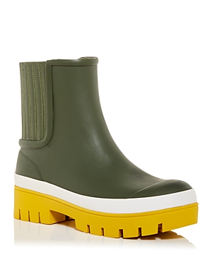 Tory Burch Women's Foul Weather Ankle Rain Boots In Leccio/ Le