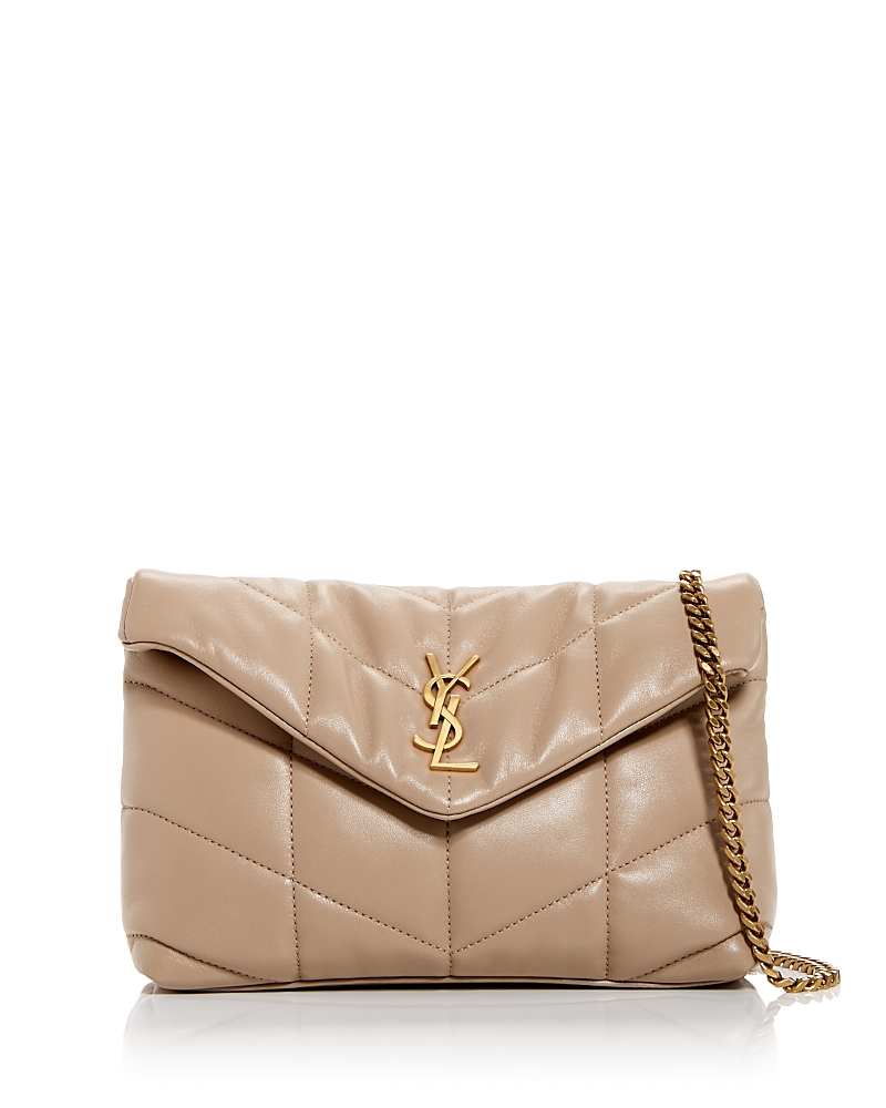 Saint Laurent Puffer Toy Convertible Shoulder Bag in Lambskin · OS