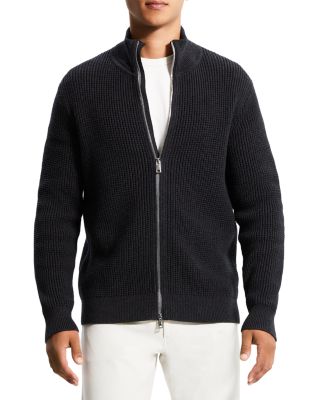 zip front sweater jacket