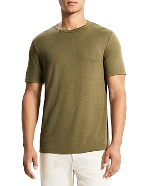 Theory Anemon Essential Solid T-shirt In Dark Olive
