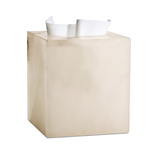 Labrazel Alisa Alabaster Tissue Cover, Cream In Creamy Ivory
