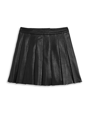 KatieJnyc Girls' Eddie Faux Leather Skirt - Big Kid