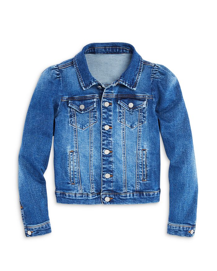 Girls Puff Sleeve Denim Jacket 100% Exclusive Big Kid Bloomingdales Girls Clothing Jackets Denim Jackets 
