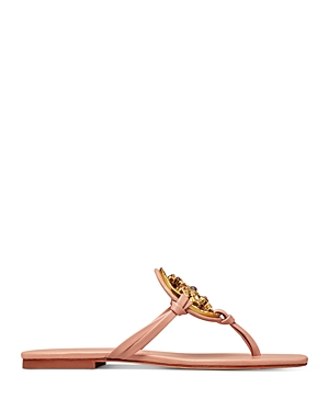 Tory Burch Women's Jeweled Miller Thong Sandals In Meadowswee